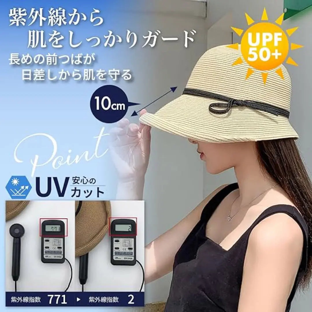 ✨Anonymous delivery✨Straw hat, hat, ladies, hat, sun protection