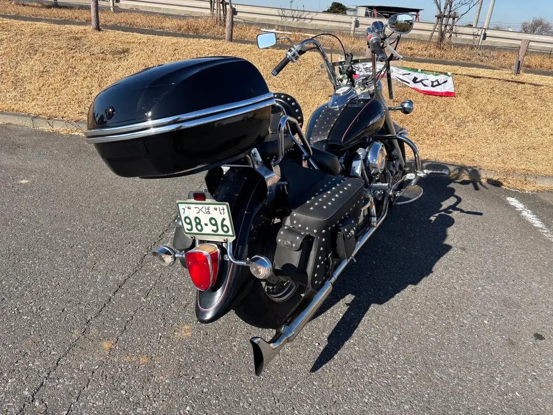 Dragstar 400 Classic Rear BOX