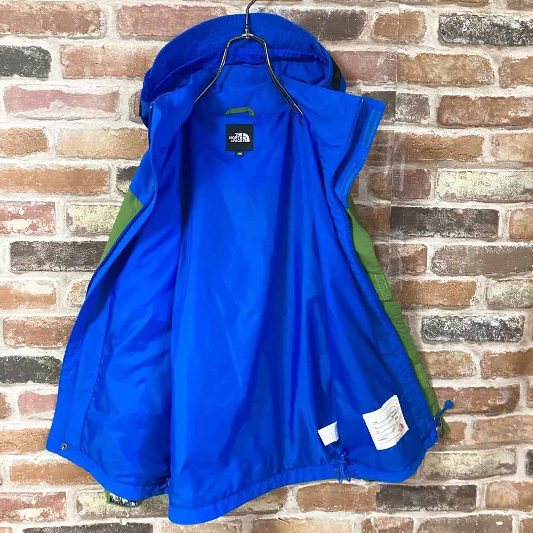 《Kids Size》The North Face Mountain Parka Green Blue 140