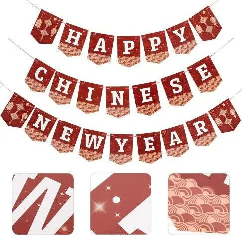 ♡Final price reduction ♡Chinese New Year door banner Happy New Year decoration