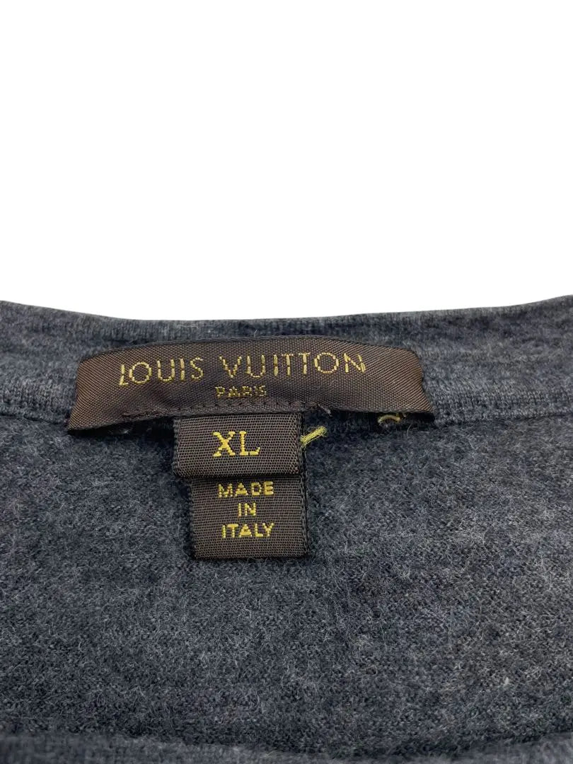 [LOUIS VUITTON] Louis Vuitton Short Sleeve Wool Cut and Sew XL