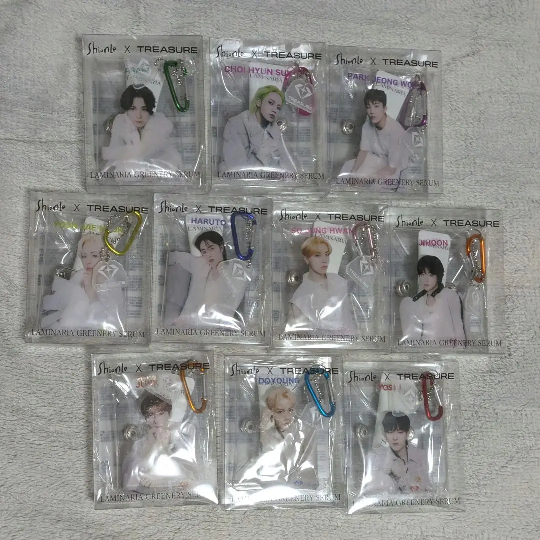 shiole × TREASURE Clear pouch Complete set of 10 types