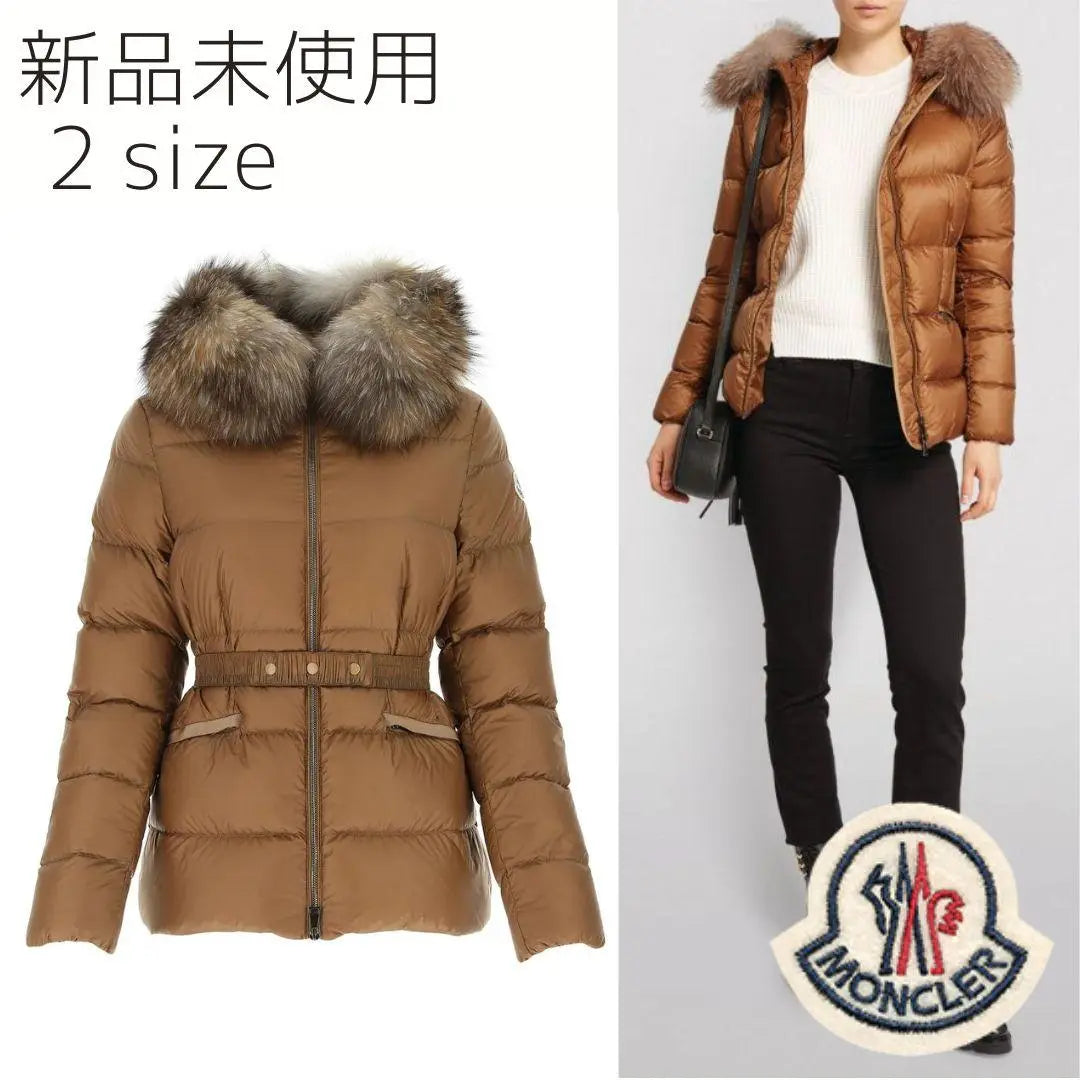 [New and unused] MONCLER Boed Down Jacket TG2 Camel