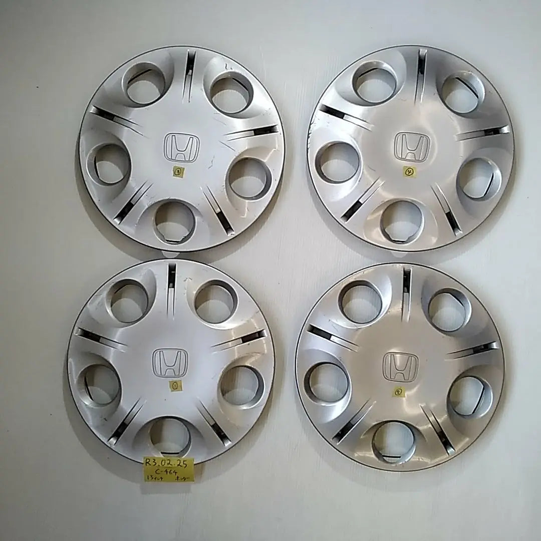 4 tapacubos originales Honda de 13 pulgadas, R30225, C464