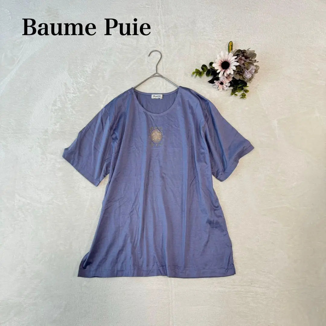 [Bohm Puree] Cut -sew (free) 100 % cotton Japanese embroidery flower pattern simple