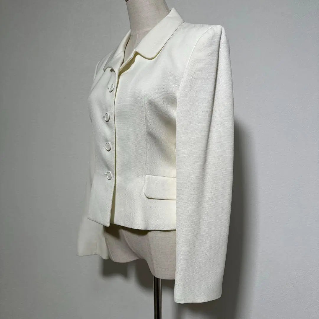 [EF-DE] Efde/Size 2/Tailored jacket/white/graduation ceremony/entrance ceremony/long sleeve | 【ef-de】エフデ/サイズ2/テーラードジャケット/白/卒業式/入学式/長袖