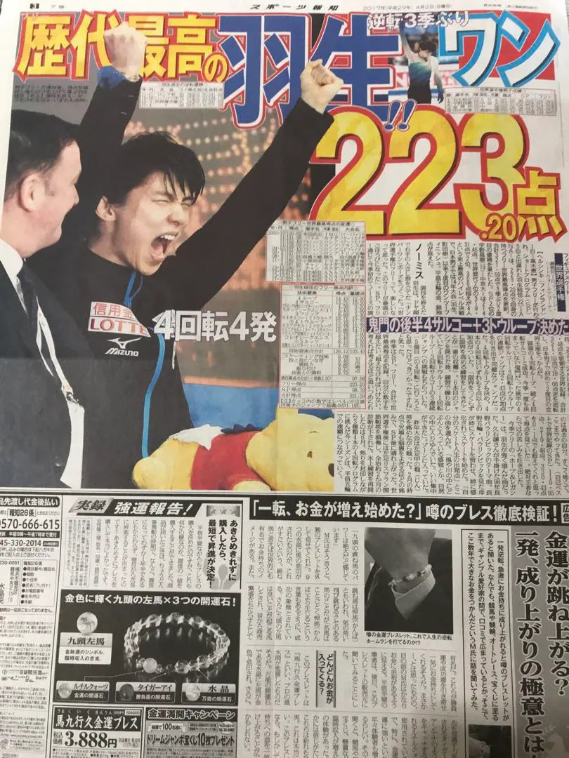 Campeonato Mundial de la División 3 del Periódico Hanyu Yuzuru 2017.4.2