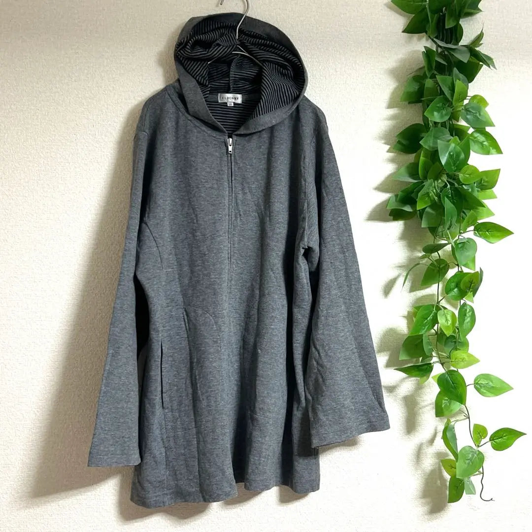 ✨Elbony Parker LL Talla Gris Otoño/Invierno ✨ | ✨エルボニー パーカー LLサイズ グレー 秋冬✨