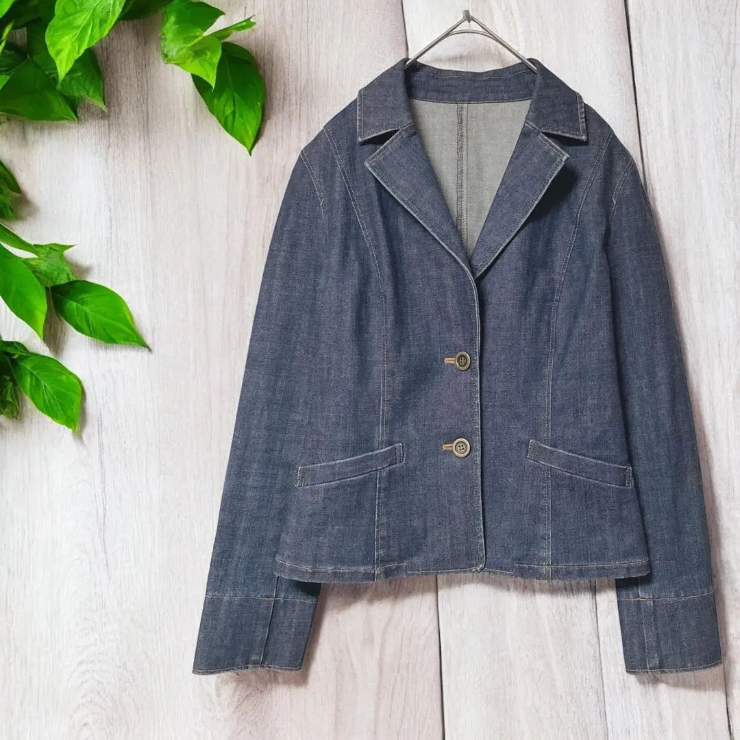 Chaqueta sastre de denim con marca privada | Etiqueta privada