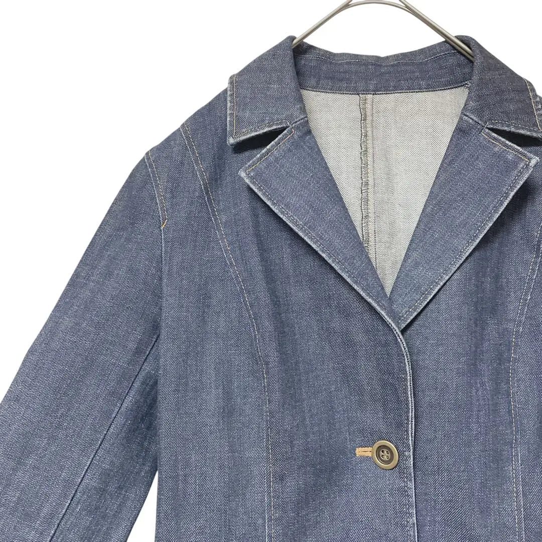 Chaqueta sastre de denim con marca privada | Etiqueta privada