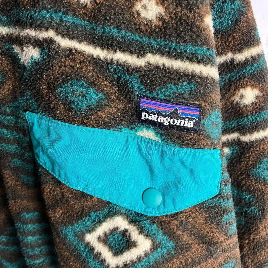 [Diseño poco común] Chaqueta polar Cinchira con estampado integral de Patagonia ⭐︎2013