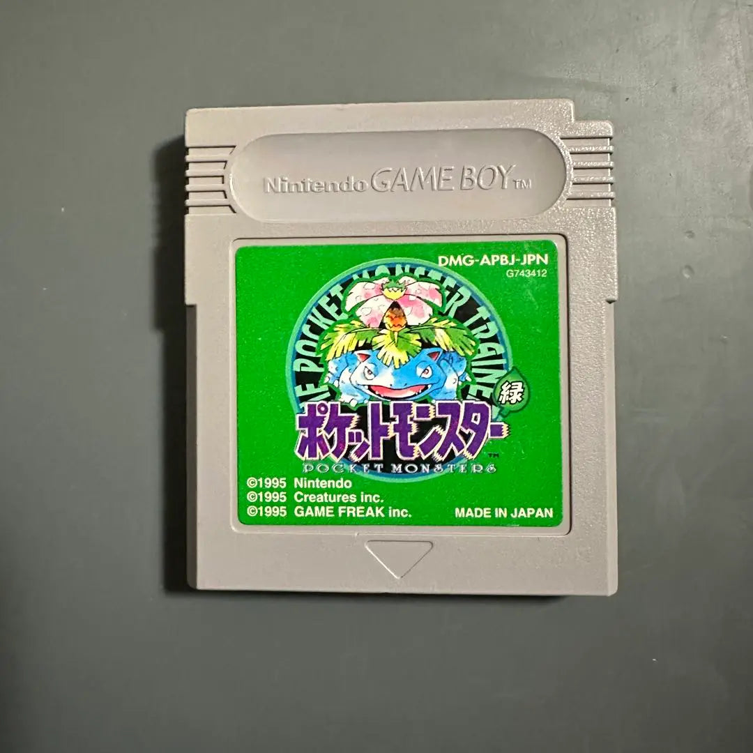 FRAM Sin Batería Pokémon Verde Game Boy Pokémon GB 23