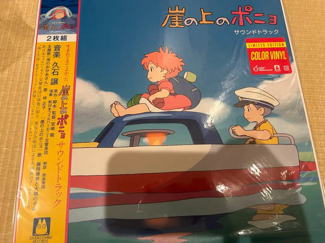 Juego de 12 discos de vinilo Ghibli Color