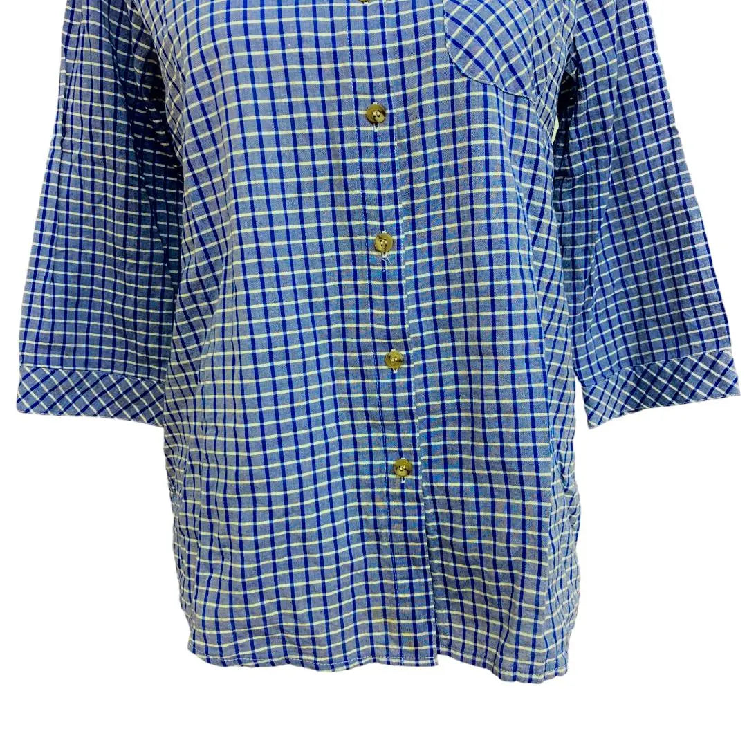 ★ Belleza MOCKA GIENE Mokkagine Camisa Azul Kasual M | ★美品 mocka giene モッカギーネ ブルー シャツ カジュアル Ｍ