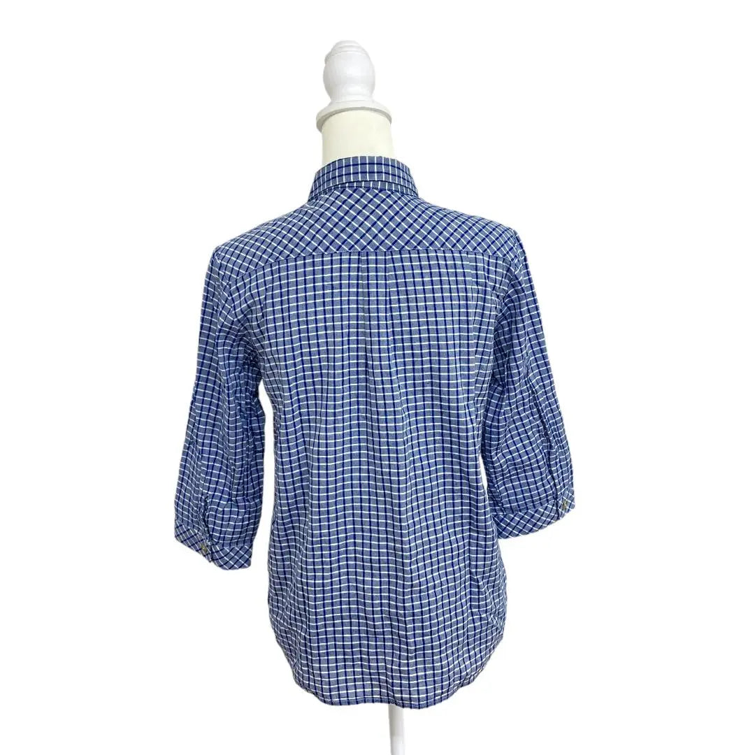 ★ Belleza MOCKA GIENE Mokkagine Camisa Azul Kasual M | ★美品 mocka giene モッカギーネ ブルー シャツ カジュアル Ｍ