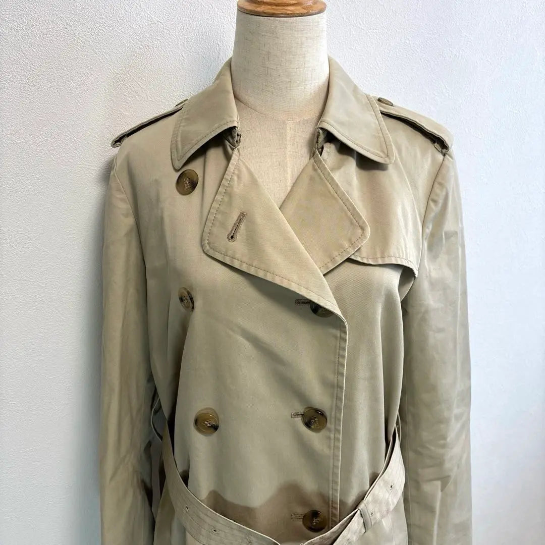 A1078 UNTITLED Trench Coat Beige with Belt 2