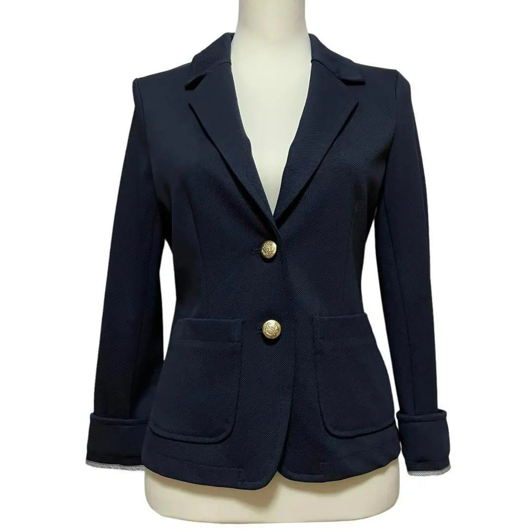 Idit Blazer Jacket (equivalent to S-M) Tailored Gold Button Entrance Ceremony Plain