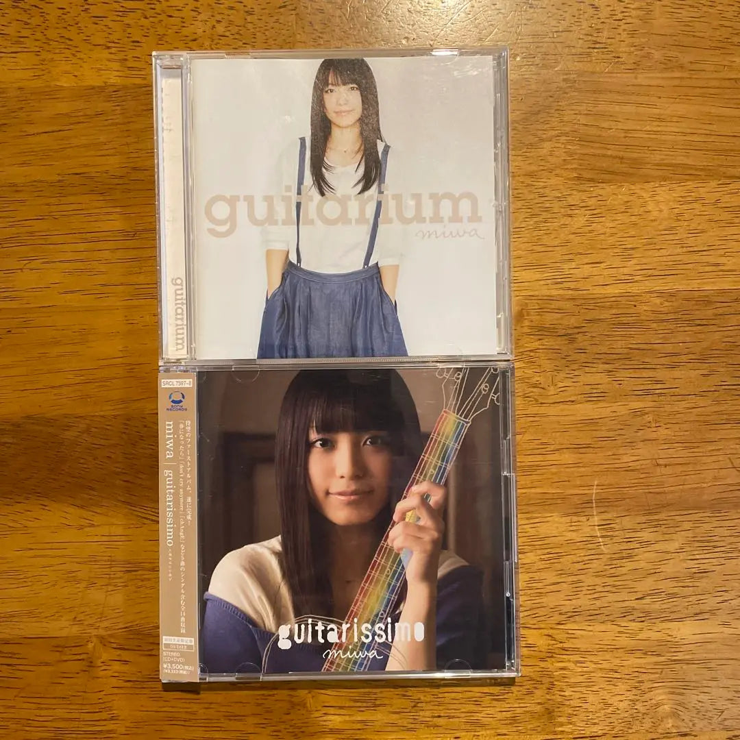 MIWA "Guitarissimo" "Guitarium" 2 álbumes CD | miwa「guitarissimo」「guitarium」CDアルバム2枚