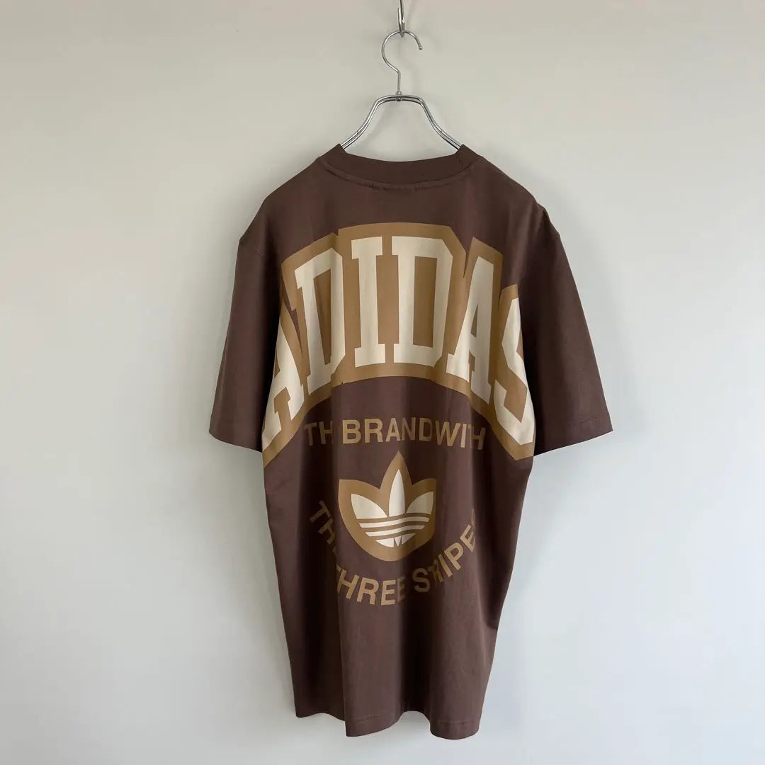 ☆ Camiseta holgada adidas Originals con diseño universitario de patrón raro | ☆レア柄 カレッジデザイン adidas Originals Tシャツ ゆるだぼ