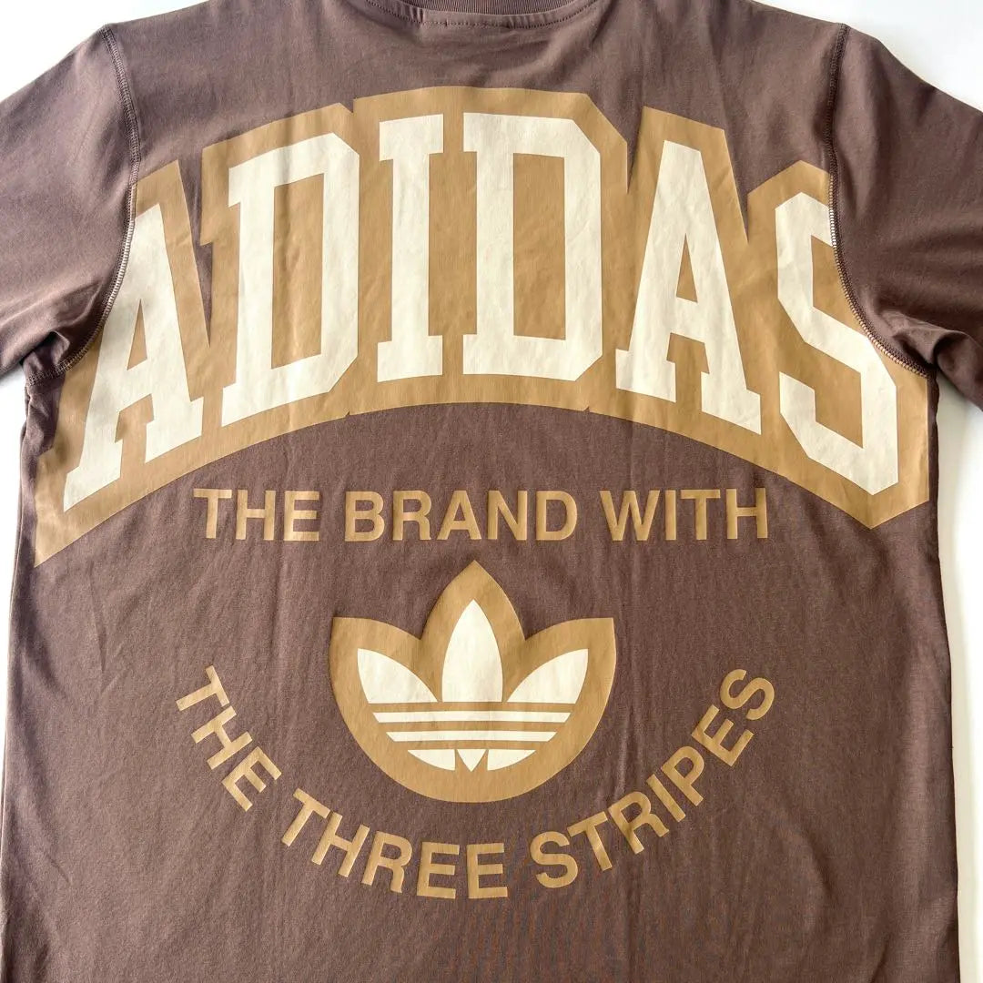 ☆ Camiseta holgada adidas Originals con diseño universitario de patrón raro | ☆レア柄 カレッジデザイン adidas Originals Tシャツ ゆるだぼ