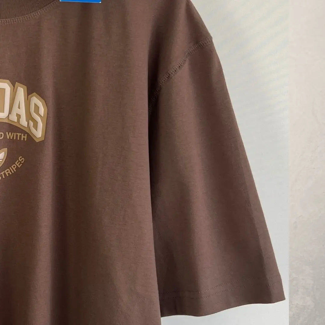 ☆ Camiseta holgada adidas Originals con diseño universitario de patrón raro | ☆レア柄 カレッジデザイン adidas Originals Tシャツ ゆるだぼ