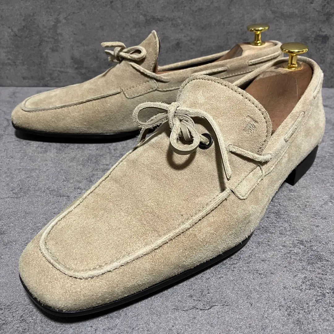 ♡Extremely beautiful ♡ Tods loafers, slip-ons, leather shoes, suede, 1658