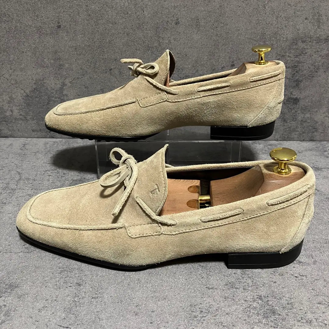 ♡Extremely beautiful ♡ Tods loafers, slip-ons, leather shoes, suede, 1658