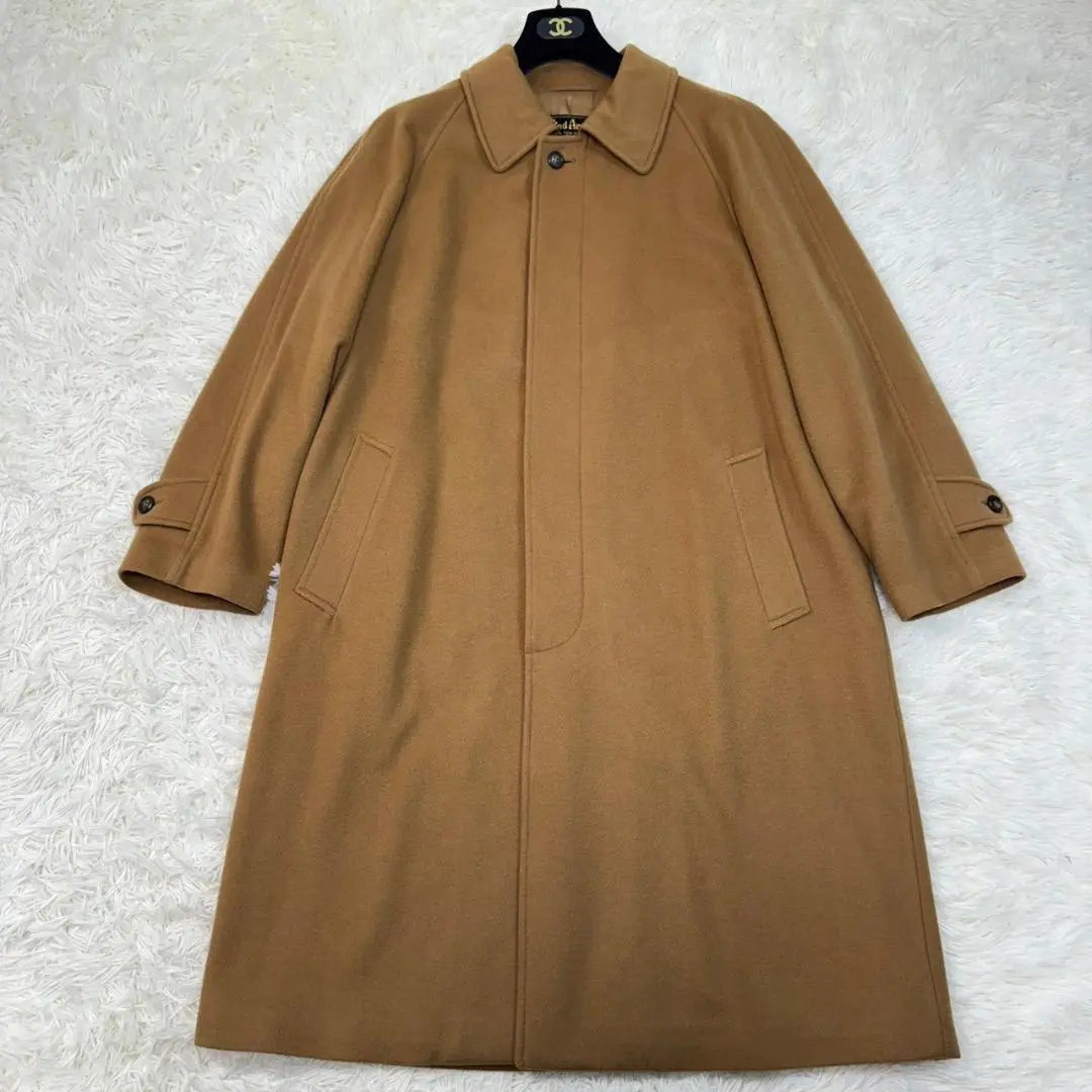 Very beautiful item✨Wind Armor stainless steel collar coat 100% cashmere camel M