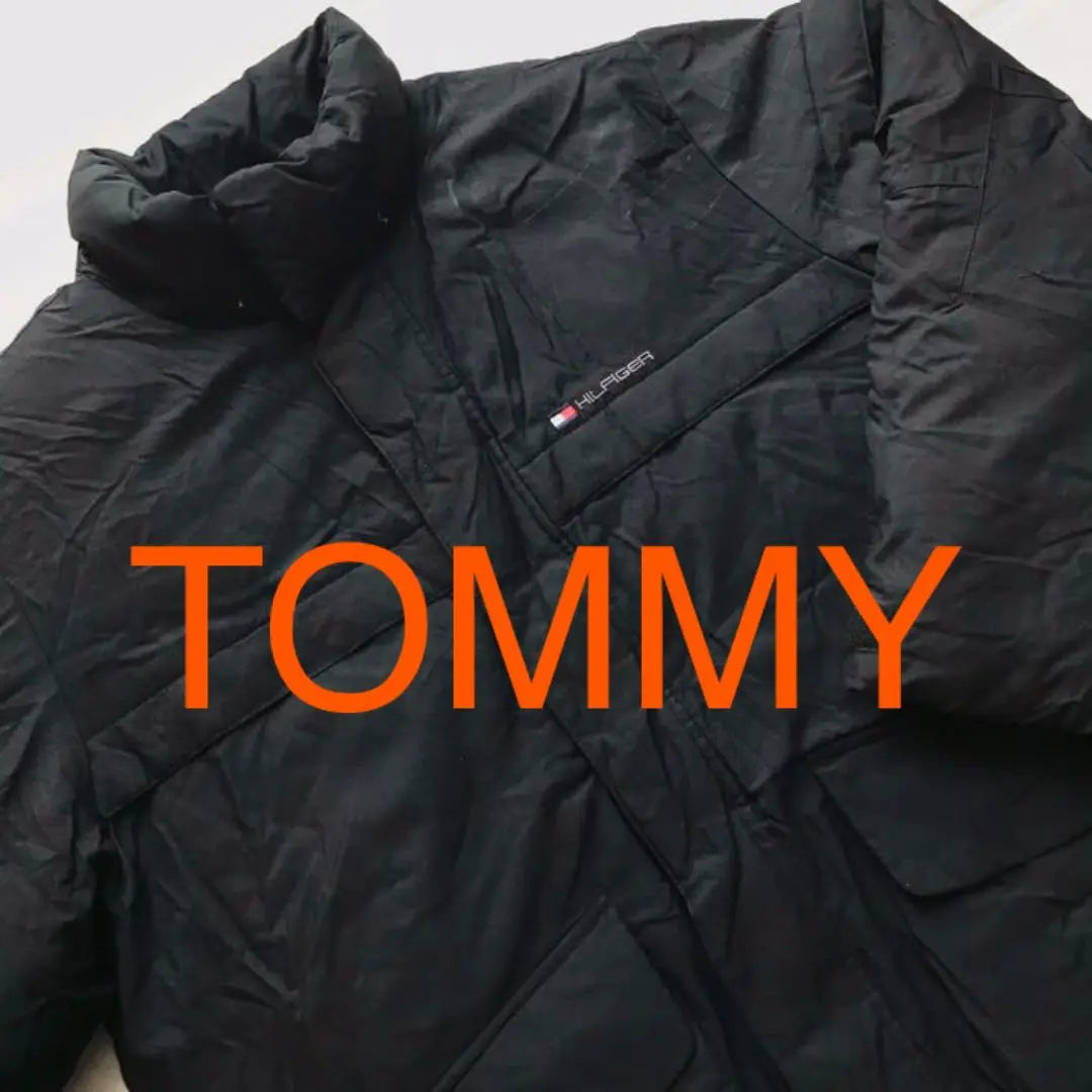 TOMMY HILFIGER Chaqueta de plumas Tommy Vintage azul oscuro | TOMMY HILFIGER トミー ヴィンテージ ダウン ジャケット 濃紺