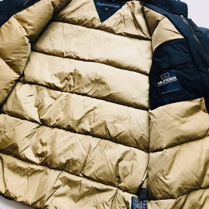 TOMMY HILFIGER Tommy Vintage Down Jacket dark blue | TOMMY HILFIGER トミー　ヴィンテージ ダウン　ジャケット　濃紺