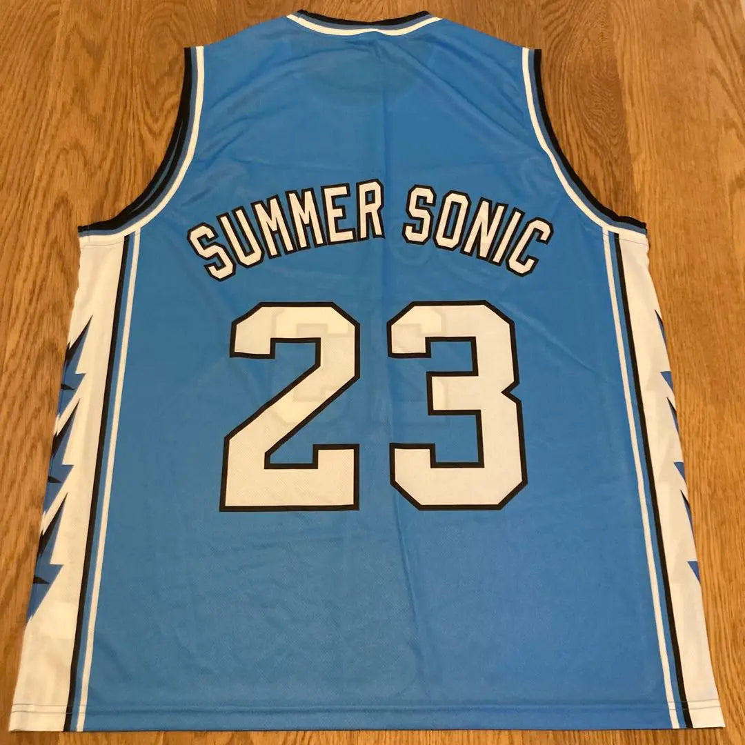 Camiseta de baloncesto Summer Sonic 2023 Talla L Azul Sin usar | サマーソニック 2023 バスケットボールシャツ Lサイズ Blue 未使用