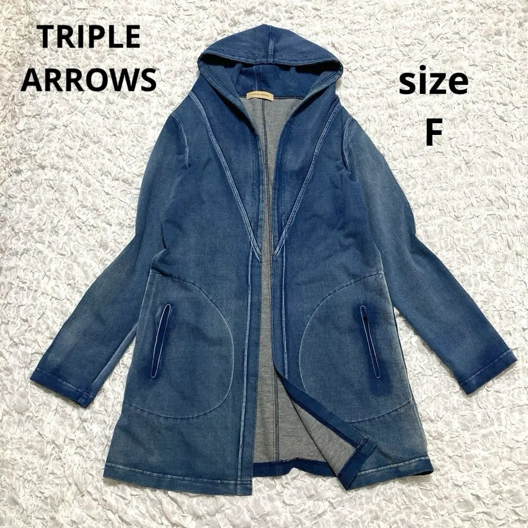 [TRIPLE ARROWS] Triple Arrows Denim Coat Size F