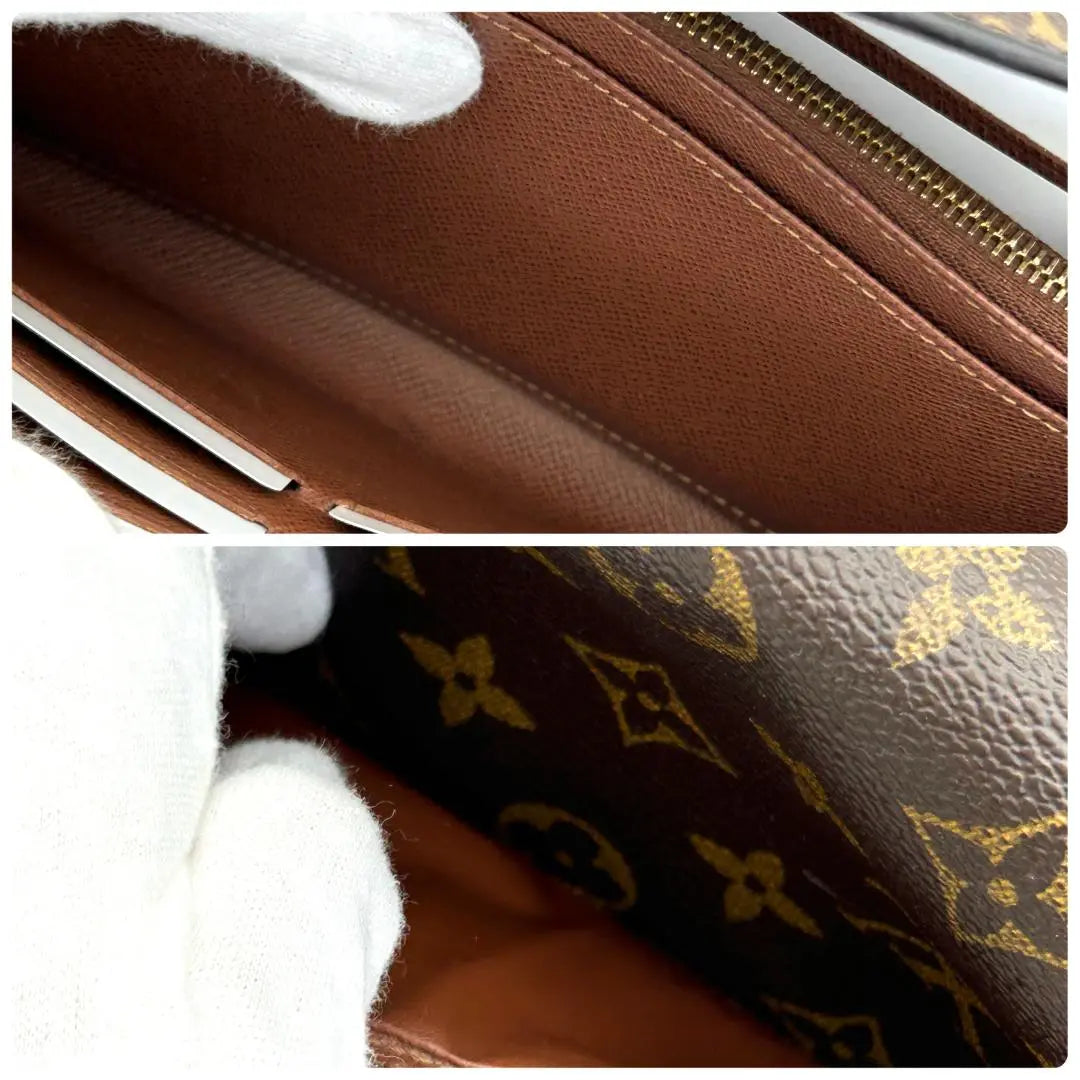 ★Buen estado★ Louis Vuitton Monogram Nuevo modelo Portefeuille Sara Cartera larga