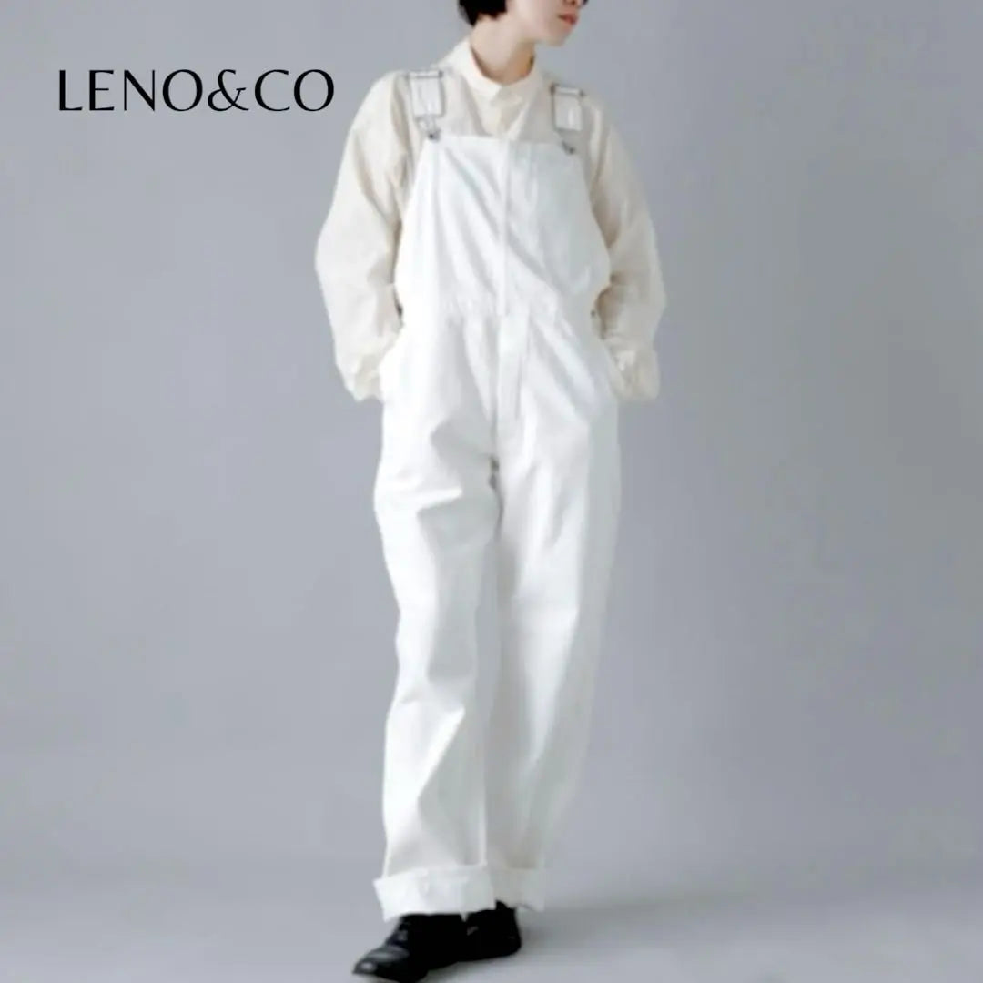 [Sold out] LENO&CO Denim Overalls All Season 21SS White