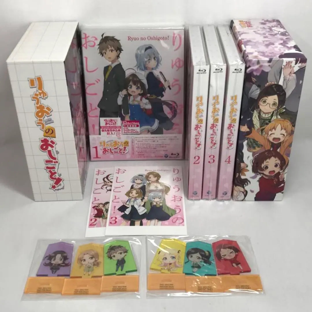 #8114 Ryuou's Oshigo! All 4 volumes Blu-ray storage BOX2 set | #8114 りゅうおうのおしごと! 全4巻Blu-ray 収納BOX2点 セット