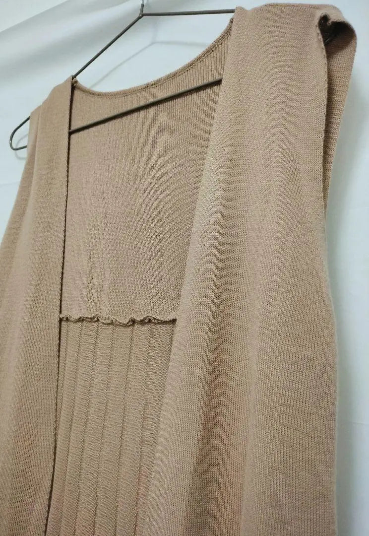 Beautiful goods [Bell Maison] Knit Gille Best Sleeve Pleats M