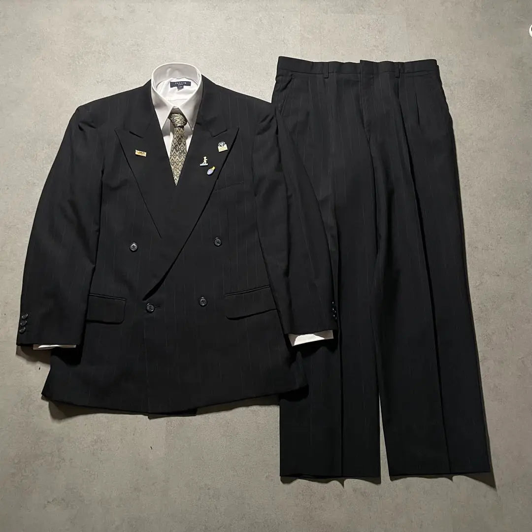 Custom [vintage] Setup Double Suit Casual Black