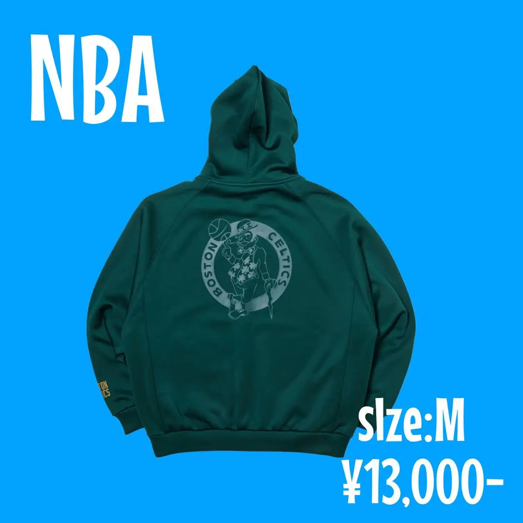 NBA Boston Celtics Hoodie M Sweatshirt Fleece-lined Sweatshirt