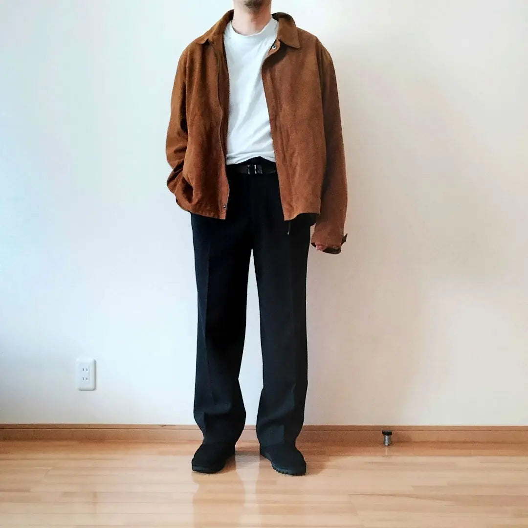 Old clothes 00s Italian Nubax Zip blouson