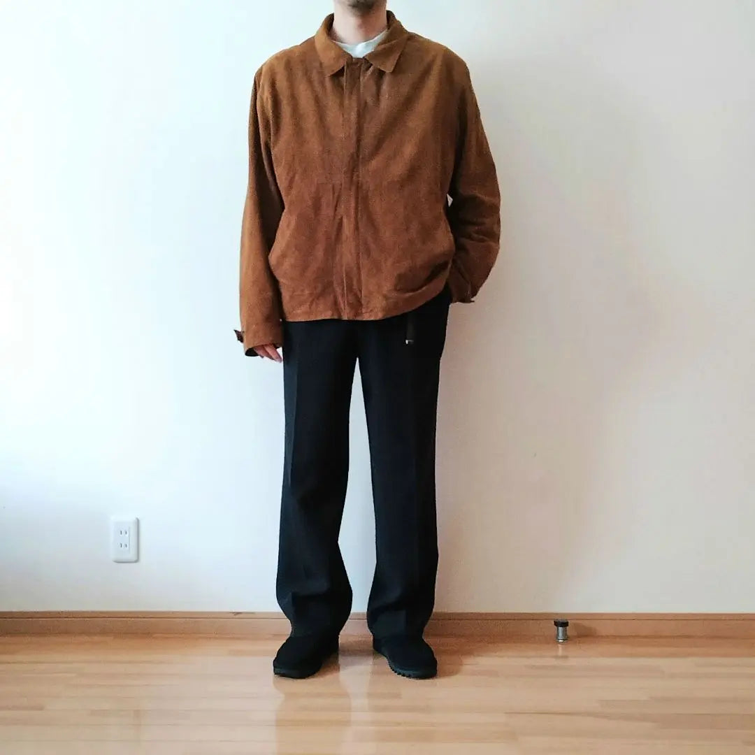 Old clothes 00s Italian Nubax Zip blouson