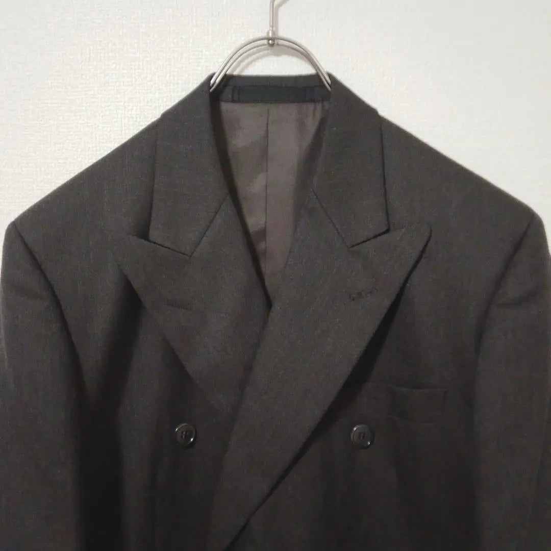 [Duncan] Chaqueta formal de traje gris con bolsillos, hecha a medida