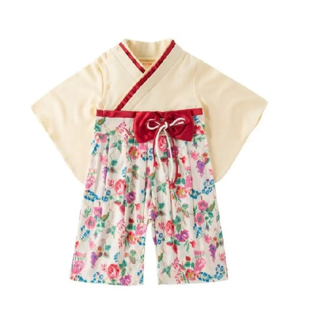 [Mr. M] 100 Day Letter Banner Hakama Romper Baby Girl Ribbon Celebration