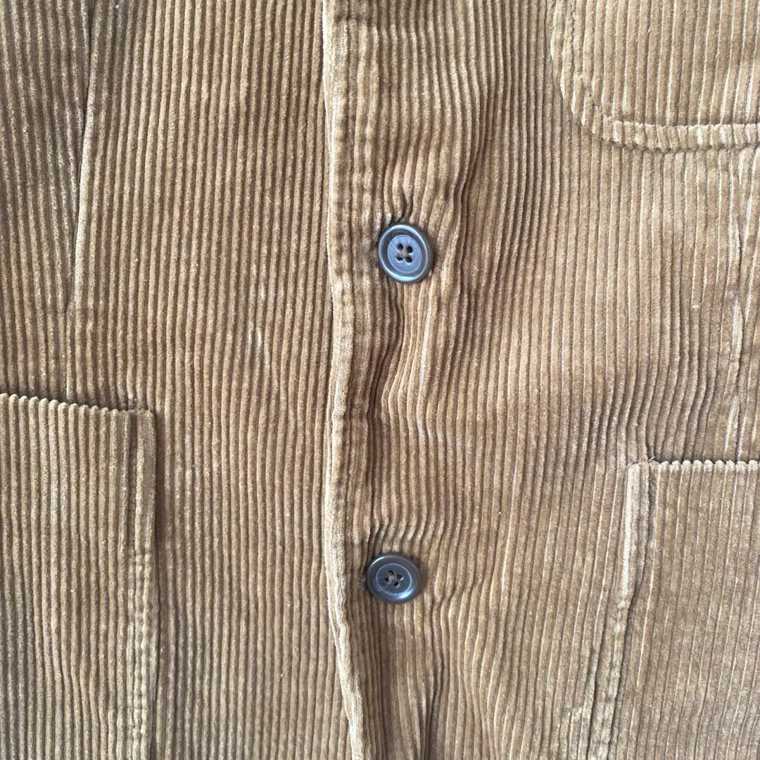 Brown corduroy tailored jacket