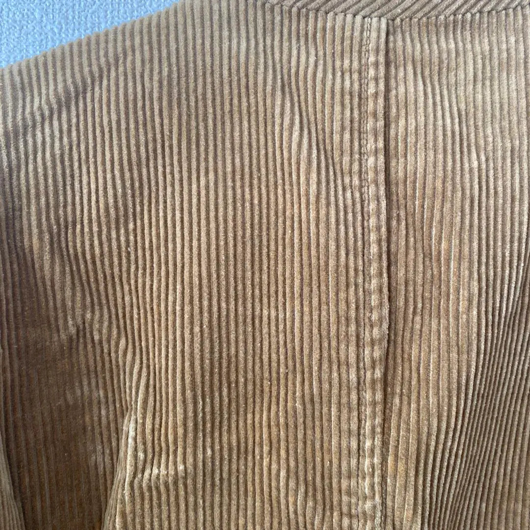 Brown corduroy tailored jacket