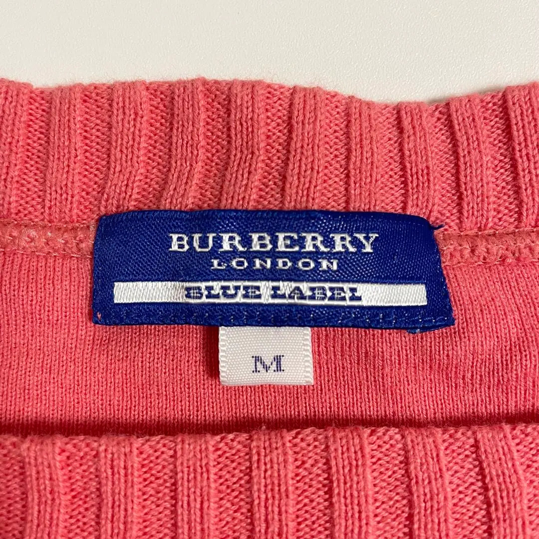 BURBERRY Nova Check Logo Embroidered Cut and Sew 38