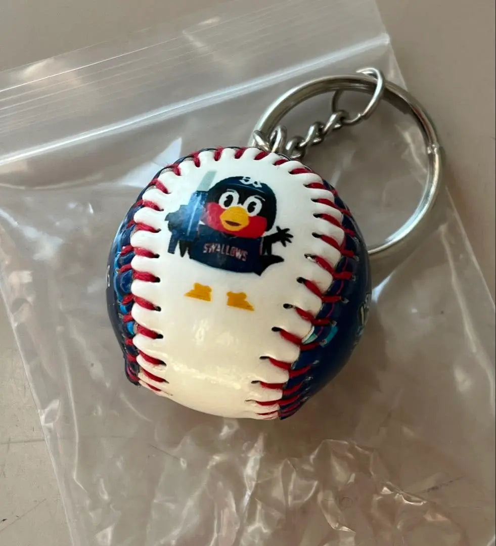 Yakult Swallows 9 inch ball keychain Tsubakuro