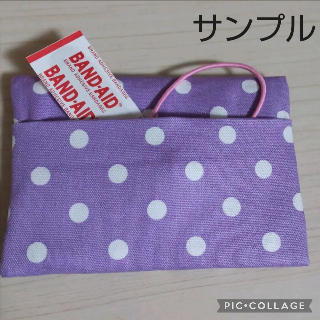 Funda de pañuelos de bolsillo con bolsillo estilo escandinavo par de anémonas rosa