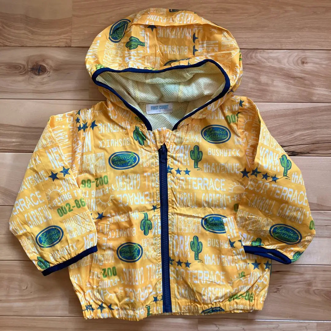 90cm jumper jacket blouson yellow hooded