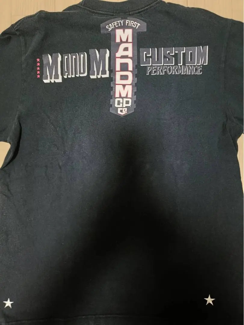 [M] M & M CustomPerformance T -shirt Chest embroidery _ Black | 【M】m&m customperformance Tシャツ 胸刺繍_黒