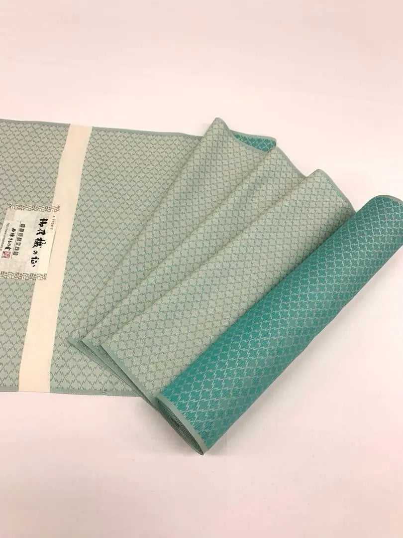 Oshoki no Takumi Nishijin Orimono Koji Textile Co., Ltd. Matsukawa Hishi 40.5cm wide pure silk cloth